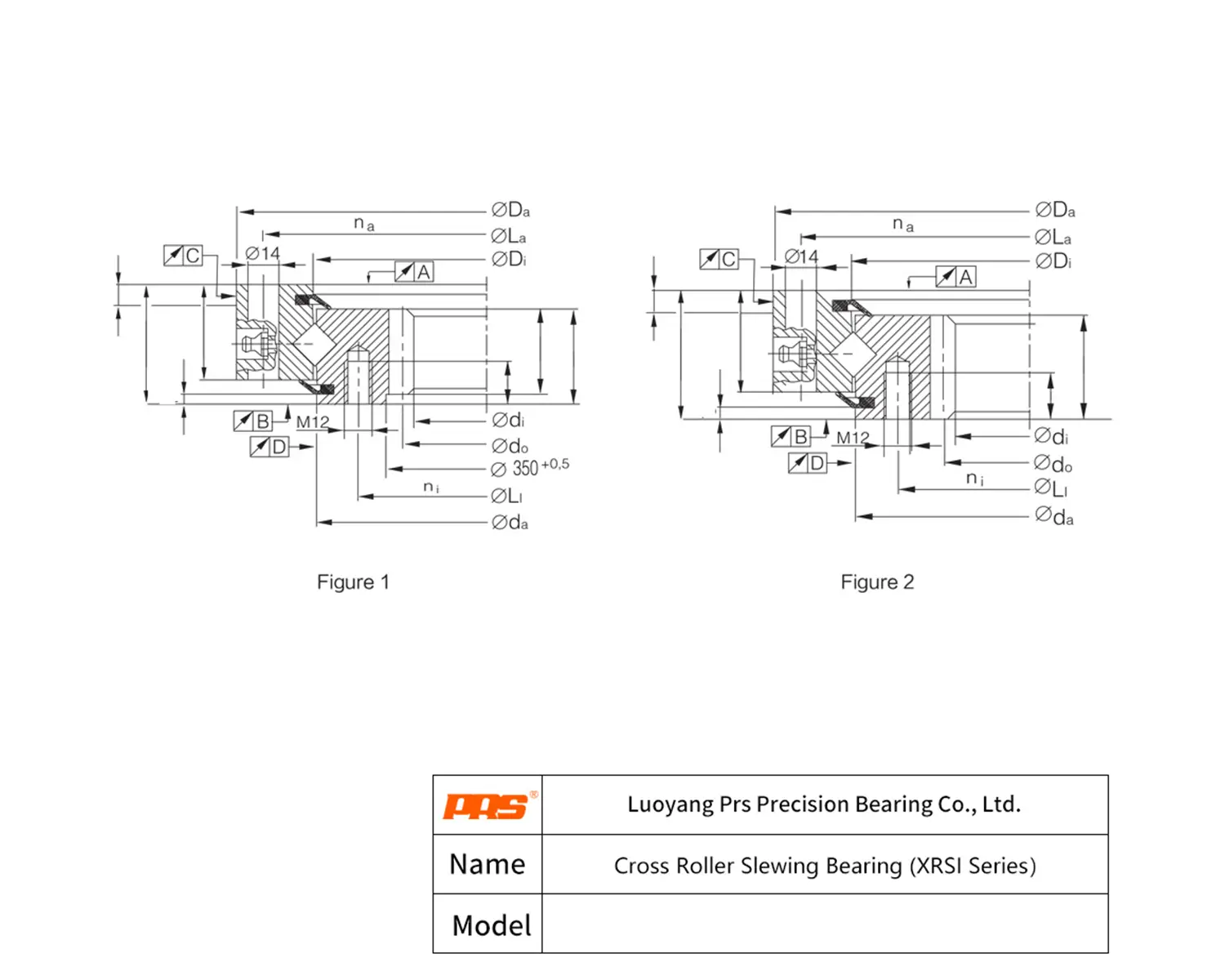CAD Drawing and Dimensions for XRSI14.1094 XRSI Series